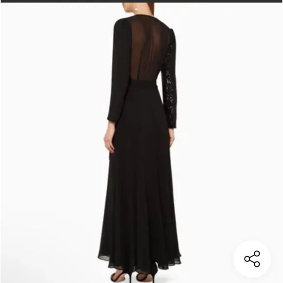 Fame and partners The Suva Sequined Wrap Dress - Picture 3 of 3